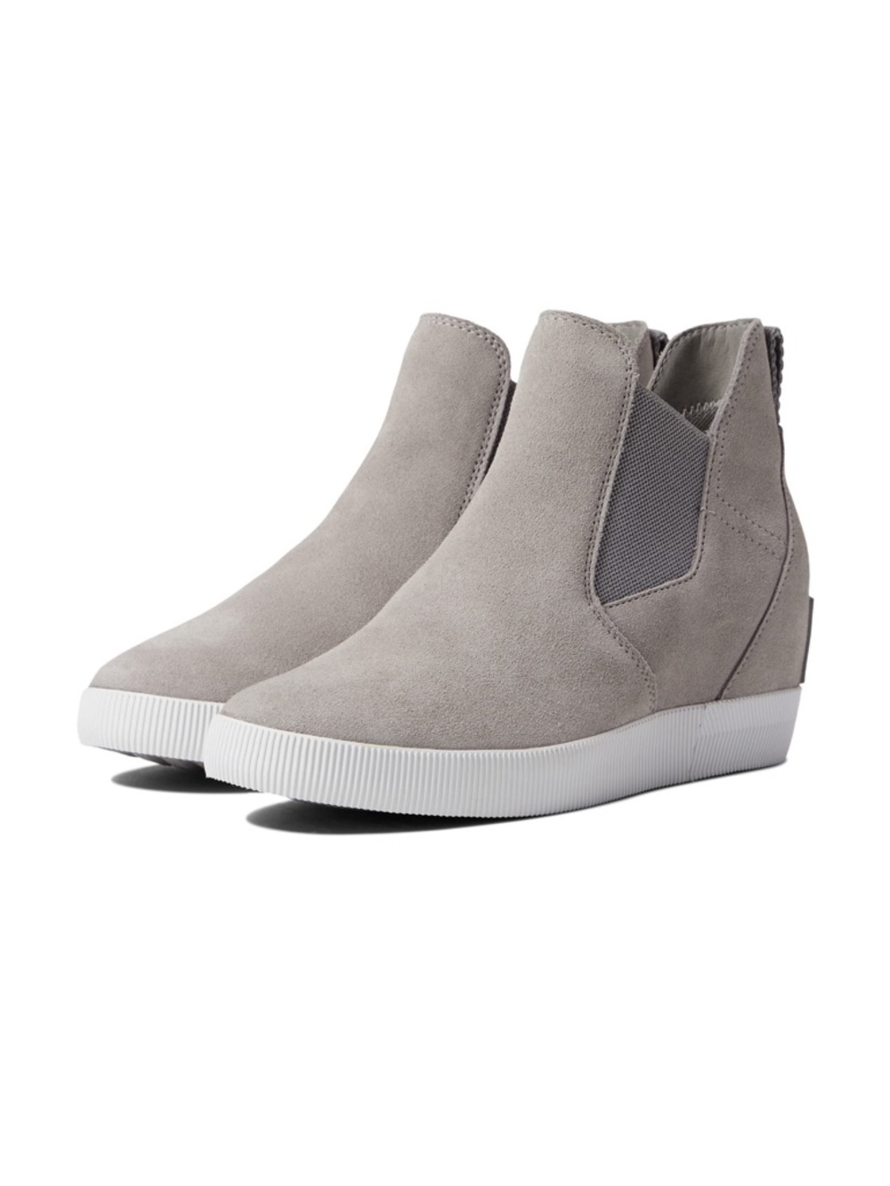 Sorel out-n-about wedge II Slip-on Sneaker Boot Light Gray 8 EUC